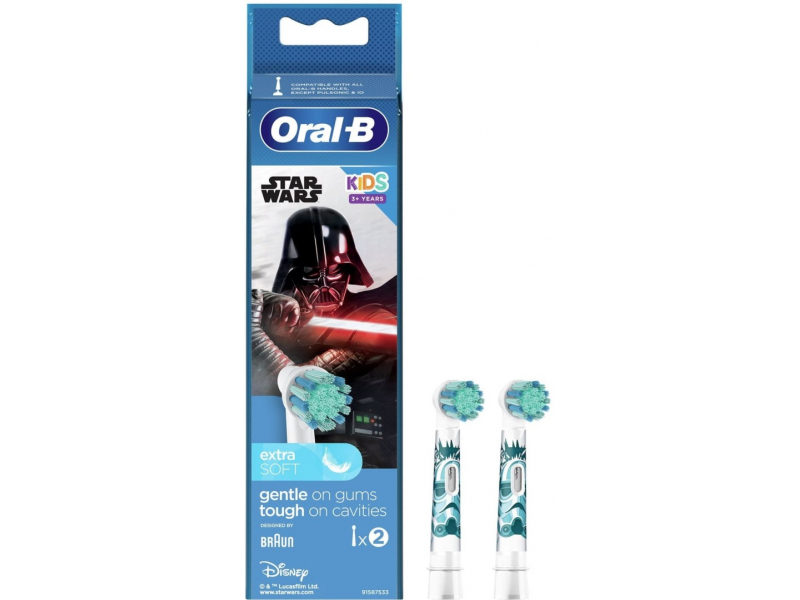 Testine di ricambio Oral-B Kids Star Wars (2 pezzi)