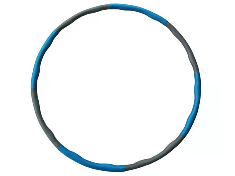 Hula Hoop in schiuma 100 cm, 1,2 kg (blu-grigio)