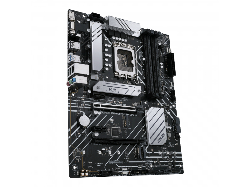 MB ASUS PRIME B660-PLUS D4 LGA1700 (ALDER LAKE) 4DDR4 VGA+HDMI+DP PCIE , 6*SATA,M.2 ATX