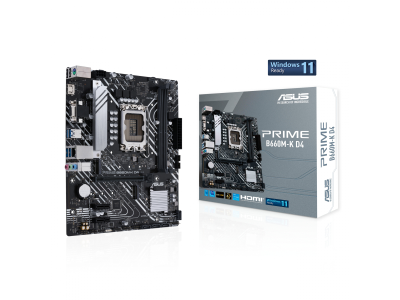 ASUS PRIME B660M-K D4 LGA1700 mATX MB