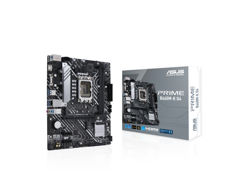 ASUS PRIME B660M-K D4 LGA1700 mATX MB