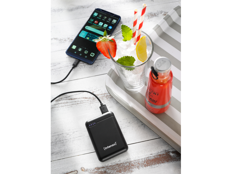 INTENSO POWER BANK 10000MAH USB ATYPE C 5V-3.1A MICRO USBTYPE C 5V - 3.1A BLACK