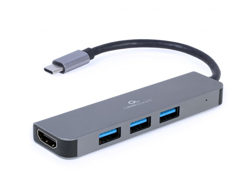 Adattatore combinato USB Type-C 2 in 1 CableXpert (Hub HDMI) - A-CM-COMBO2-01