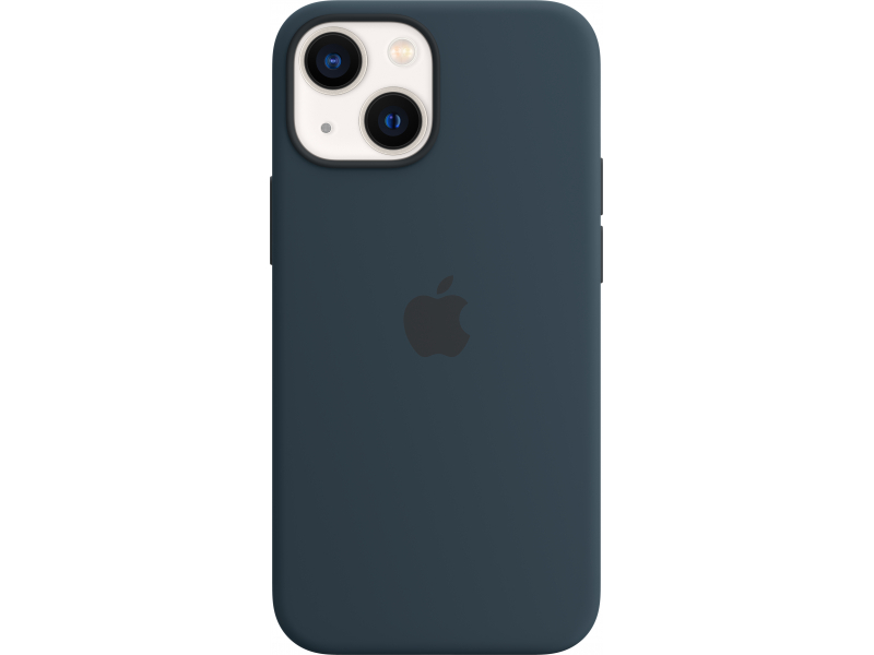 iPhone 13 mini Silicone Case with MagSafe - Abyss Blue