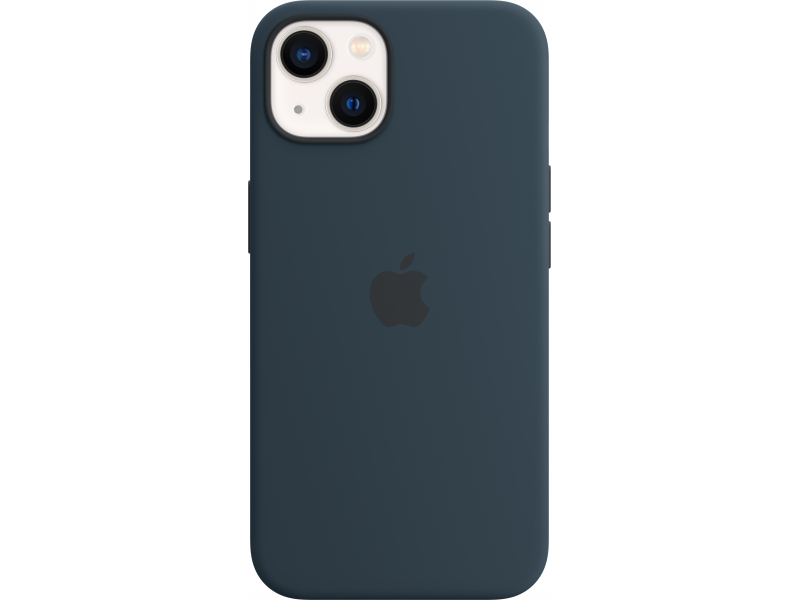 iPhone 13 Silicone Case with MagSafe " Abyss Blue