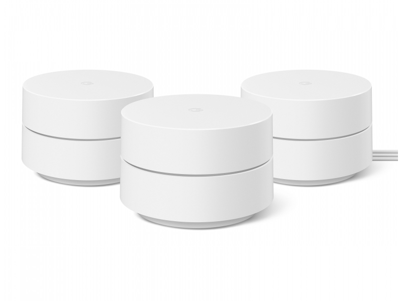 Google Wifi di seconda generazione: bianco, confezione da 3