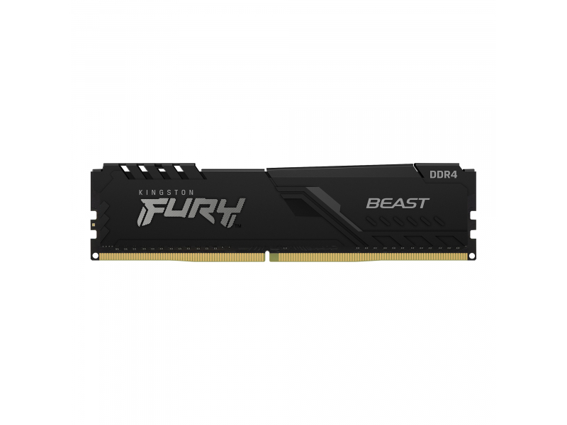 Kingston Technology FURY Beast memoria 4 GB 1 x 4 GB DDR4 3200 MHz (KFB 4GB DDR4 3200 DIMM Blk)