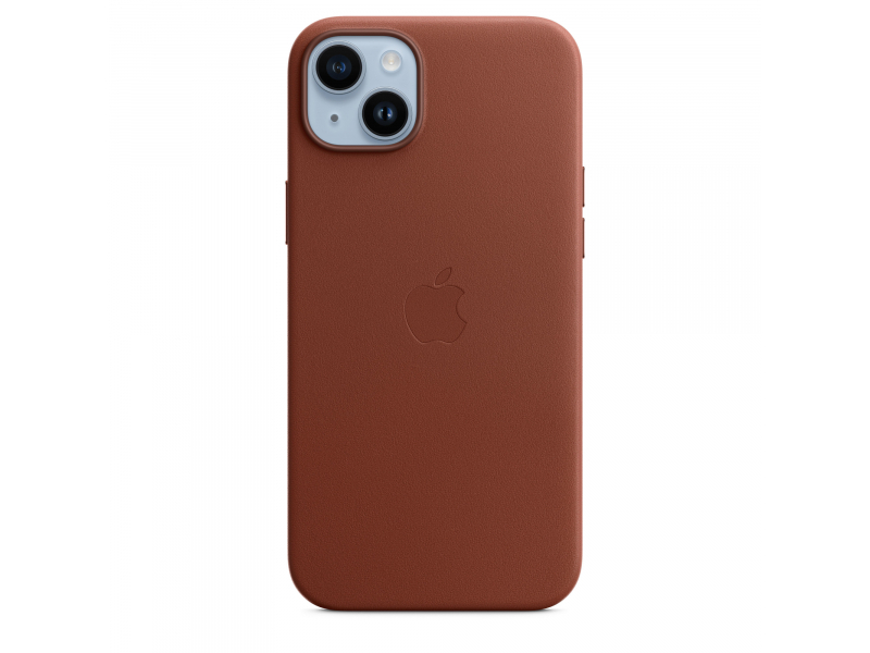 Apple Custodia iPhone 14 Plus in Pelle - Terra d'ombra (Apple - bagsidecover til mobiltelefon)