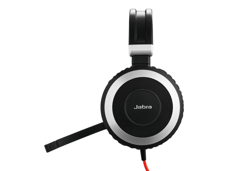 Jabra Evolve 80 Stereo MS USB-C Auricolare Cablato A Padiglione Ufficio USB tipo-C Bluetooth Nero