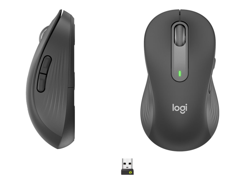 Logitech Signature M650 mouse Ufficio Mancino RF senza fili + Bluetooth Ottico 4000 DPI