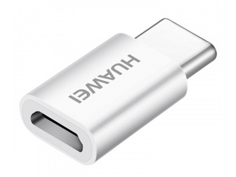 Huawei 4071259 adattatore per inversione del genere dei cavi MicroUSB USB 3.1 Type-C Bianco