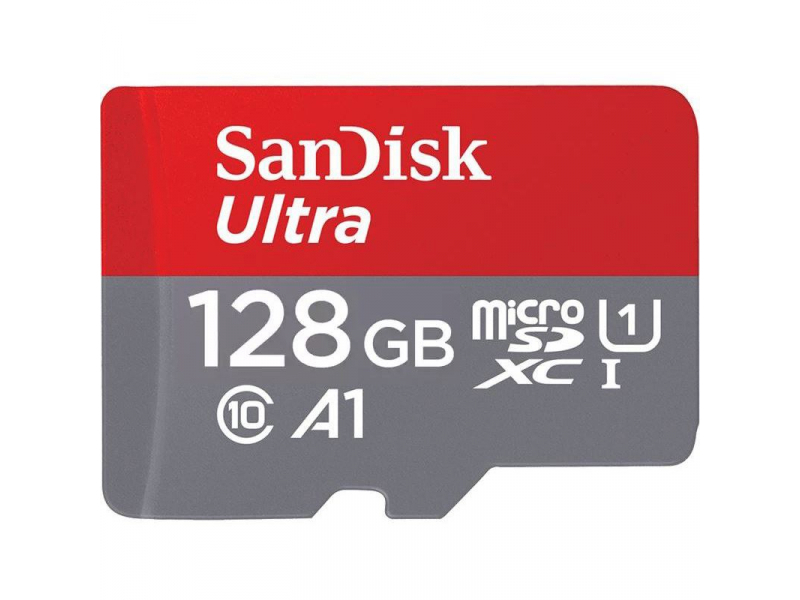 SANDISK ULTRA MICROSDXC 128GB + - SD ADAPTER 140MB/S A1 CLASS10 IP