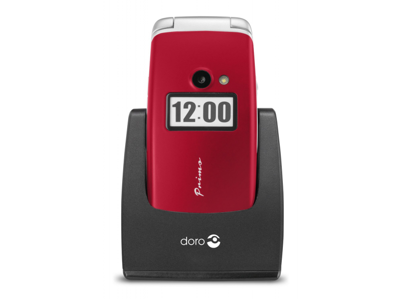 Doro Primo 413 Singola SIM 2.4 2MP 1050mAh Rosso 360014