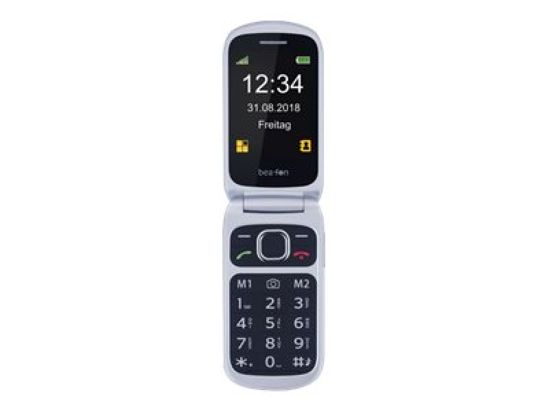 Bea-fon SL640 Dual SIM 2.8 Bluetooth 800mAh Nero Argento SL640_EU001B