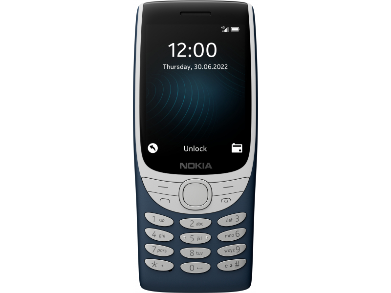 Nokia 8210 4G Blu Funzionalità Telefono NO8210-B4G