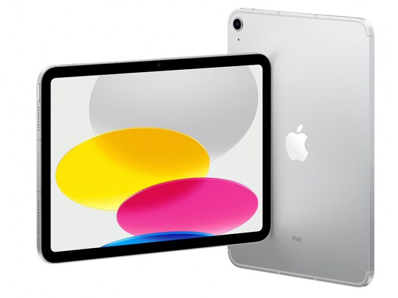 Apple iPad 5G TD-LTE & FDD-LTE 64 GB 277 cm 10.9 Wi-Fi 6 802.11ax iPadOS 16 Argento (IPAD 10TH WI-FI CELL 64GB - SILVER)