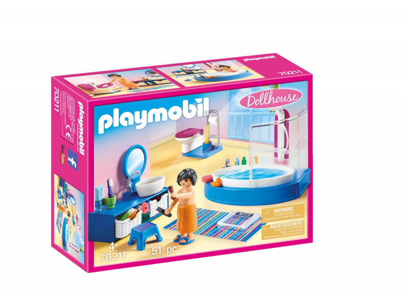 Playmobil Casa delle bambole - Bagno (70211)