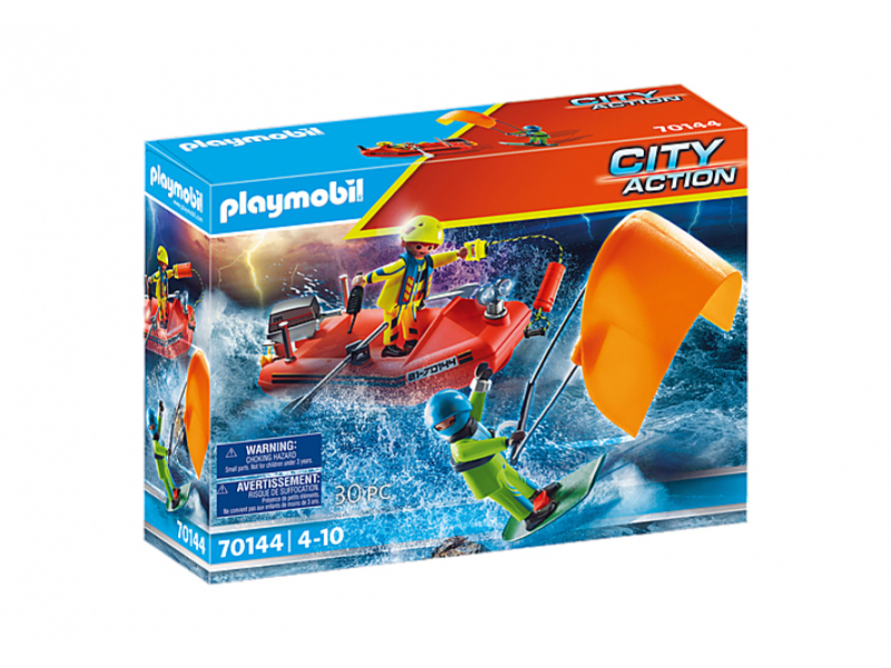 Playmobil City Action - Soccorso kitesurfer in mare (70144)