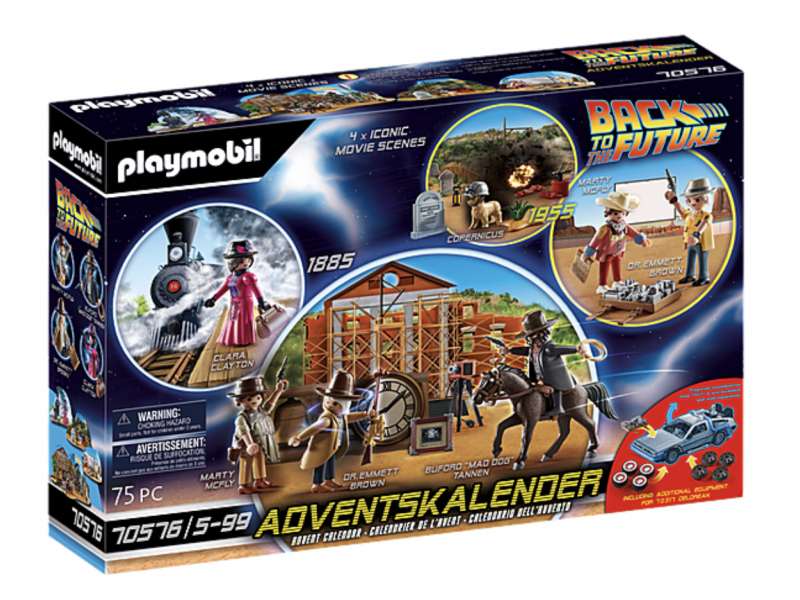 Playmobil Calendario dell'Avvento Ritorno al Futuro III (70576)