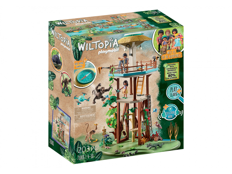 Playmobil Wiltopia - Torre di ricerca con bussola (71008)