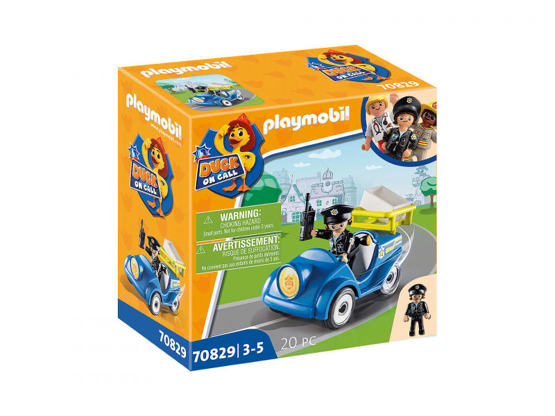 Playmobil Duck on Call - Mini macchina della polizia (70829)