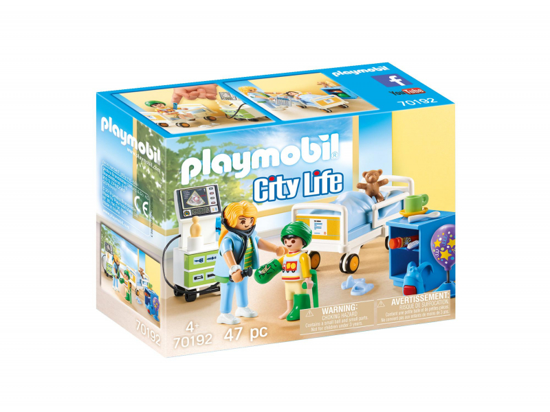 Playmobil City Life - Stanza d'ospedale per bambini (70192)