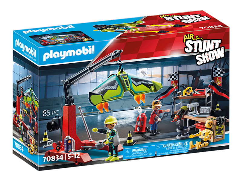 Playmobil Air Stunt Show - Stazione di servizio (70834)