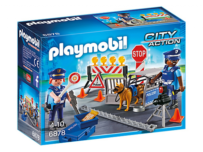 Playmobil City Action - Blocco stradale della polizia (6878)