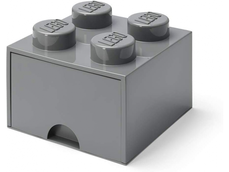 LEGO Storage Brick Cassetto 4 GRIGIO SCURO (40051754)