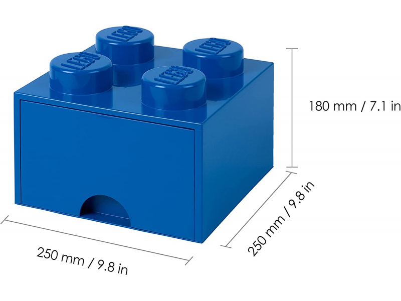 LEGO Storage Brick Cassetto 4 BLU (40051731)