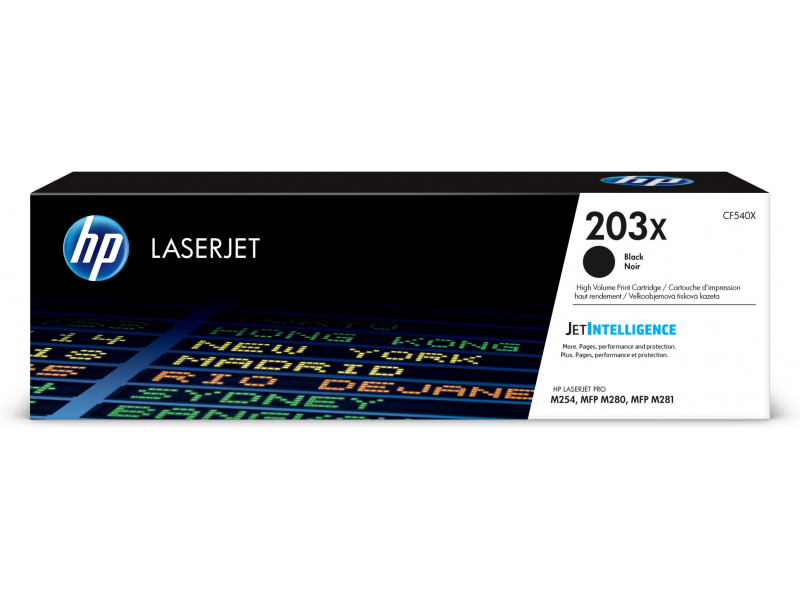 TONER HP CF540X N.203X Nero 3.200PP X LASERJET M254NW M254DW M280NW M281FDN M281FDW