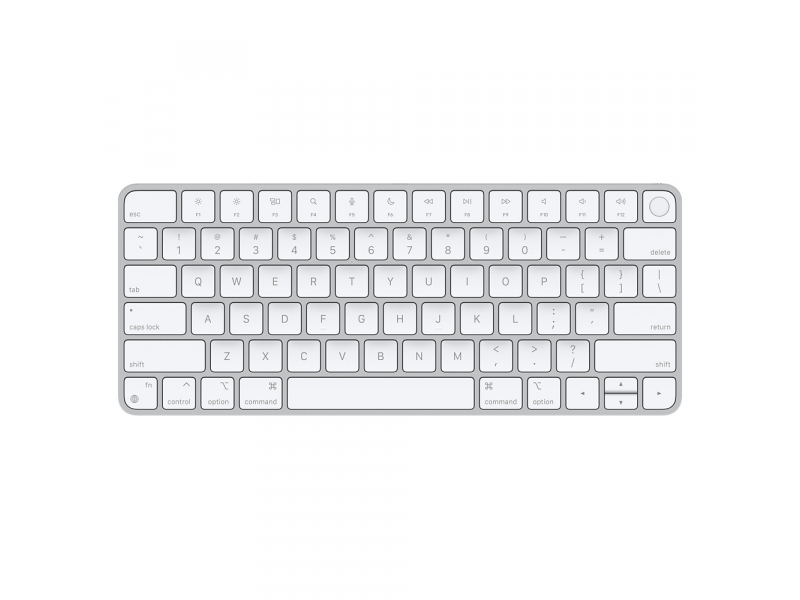 Apple Magic Keyboard tastiera Bluetooth QWERTY Inglese US Bianco (MAGIC KEYBOARD TOUCH ID FOR M1 - US ENGLISH) - Versione UK