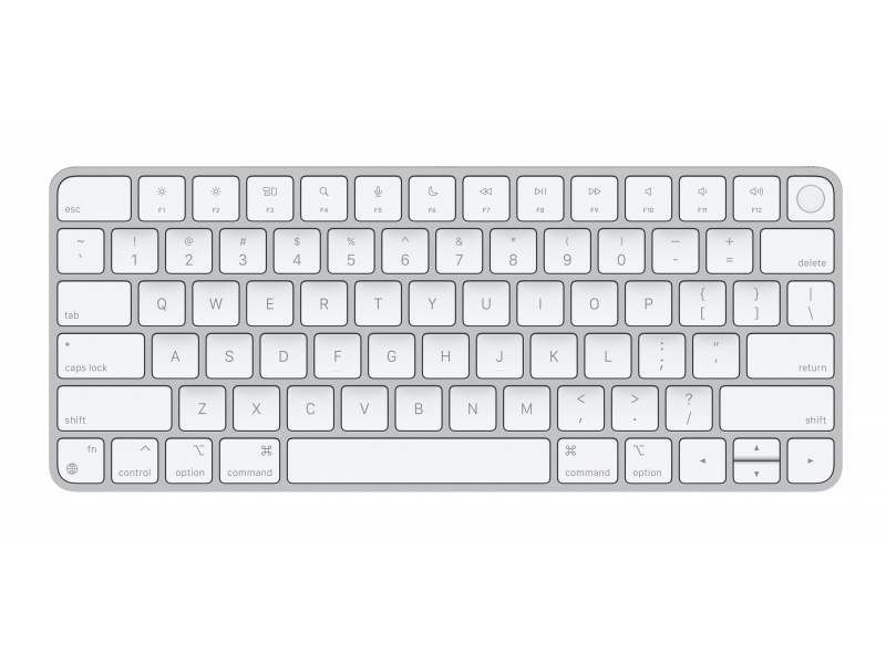 Apple Magic Keyboard tastiera Bluetooth QWERTY Inglese US Bianco (MAGIC KEYBOARD TOUCH ID FOR M1 - US ENGLISH) - Versione UK