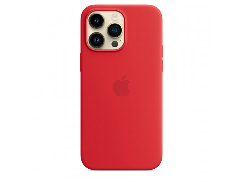 Apple Custodia MagSafe in silicone per iPhone 14 Pro Max - [PRODUCT]RED (Apple - [PRODUCT] RED - back cover for mobile phone -