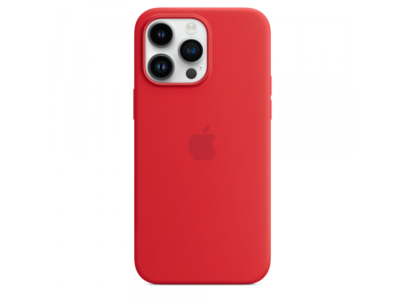 Apple Custodia MagSafe in silicone per iPhone 14 Pro Max - [PRODUCT]RED (Apple - [PRODUCT] RED - back cover for mobile phone -