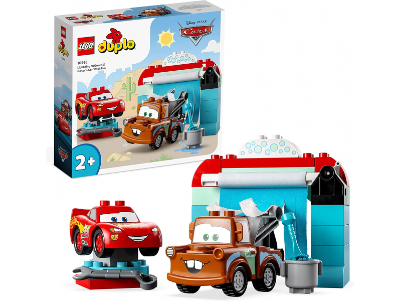 LEGO DUPLO - CARS Lightning McQueen e Mater nell'autolavaggio (10996)