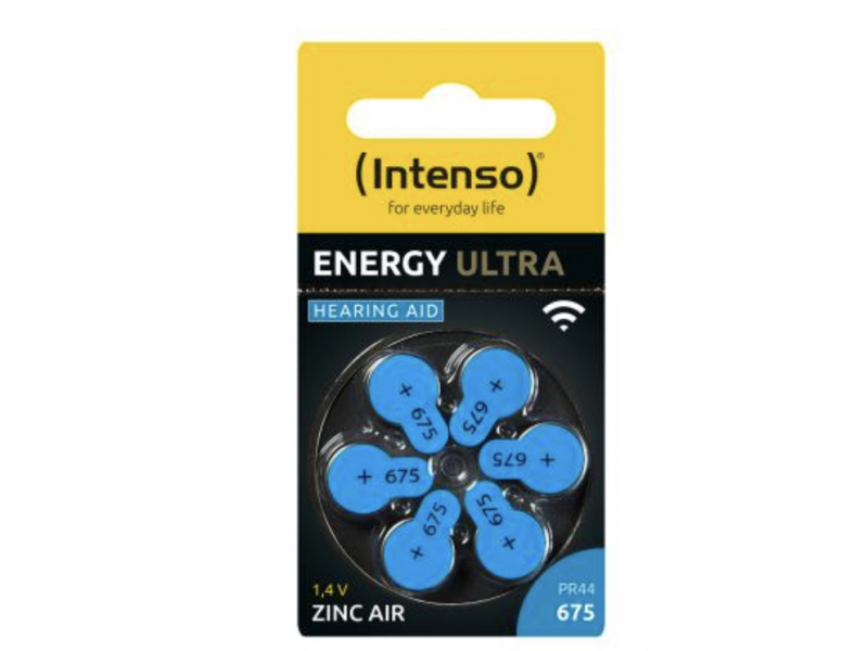 Pile a bottone Intenso Energy Ultra 675 PR44 per apparecchi acustici 7504446