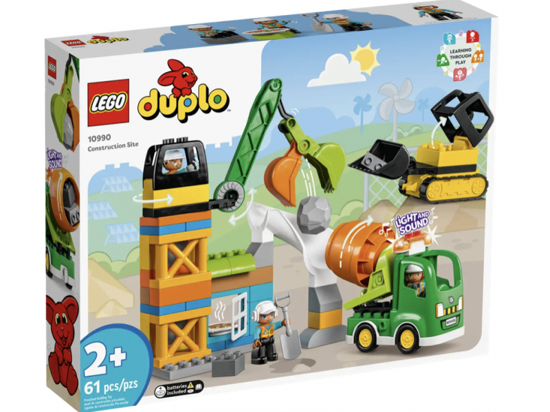 LEGO DUPLO COSTRUZIONE CON I VEICOLI DI COSTRUZIONE (10990)