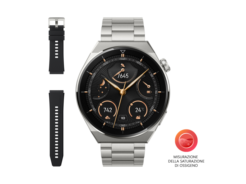 Huawei WATCH GT 3 Pro 363 cm 1.43 AMOLED 46 mm Digitale 466 x 466 Pixel Touch screen 4G Titanio GPS satellitare (Watch Gt 3 Pro