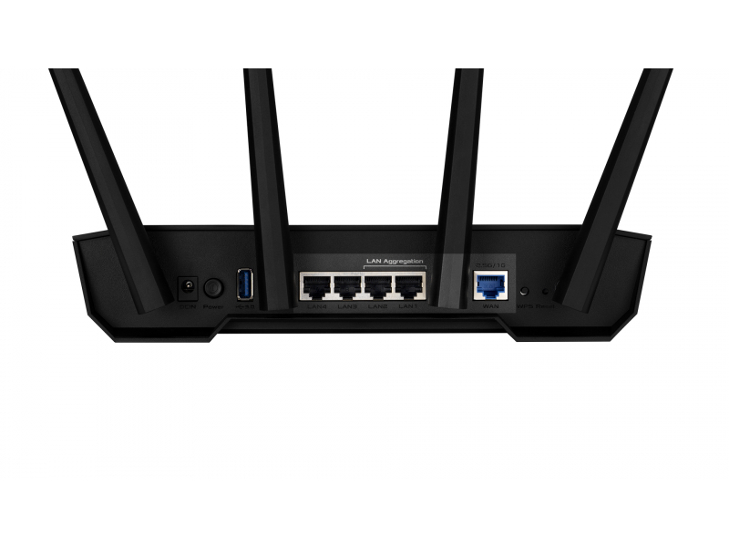 ASUS TUF Gaming AX3000 V2 router wireless Gigabit Ethernet Dual-band (2.4 GHz/5 GHz) Nero, Arancione