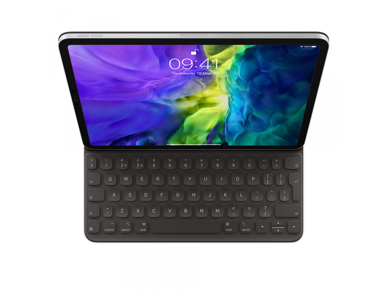 Apple MXNK2B/A tastiera per dispositivo mobile Nero QWERTY Inglese UK (SMART KBD FOLIO 11PRO 4GEN AIR5GEN) - Versione UK