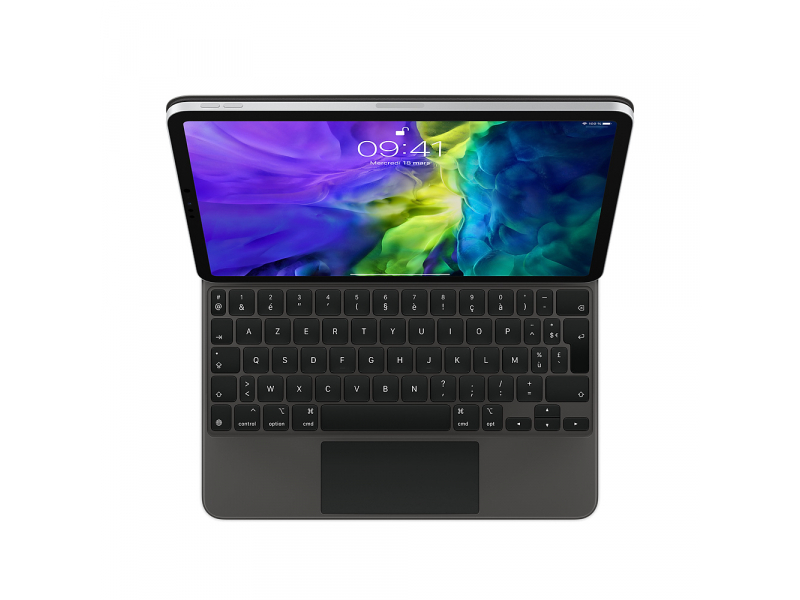 Apple MXQT2F/A tastiera per dispositivo mobile Nero AZERTY Francese (MAGIC KEYBOARD FOR 11-INCH - IPAD PRO 2ND GENERATION FRENC