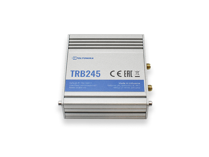 TELTONIKA TRB245 INDUSTRIAL LTE CAT 4 GATEWAY, RS232/RS485, GPS TRB245000000