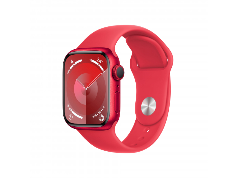 Apple Watch Series 9 41 mm Digitale 352 x 430 Pixel Touch screen Rosso Wi-Fi GPS [satellitare] (APPLE WATCH SERIES 9 GPS 41MM -