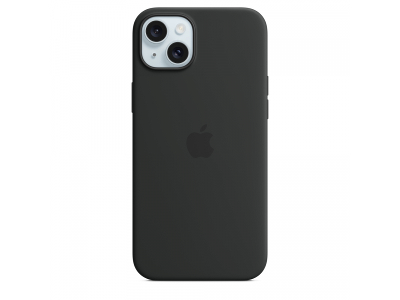 Apple Custodia MagSafe in silicone per iPhone 15 Plus - Nero (Apple - bagsidecover til mobiltelefon)