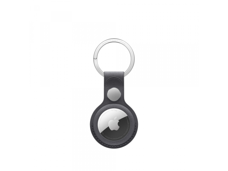 Apple Portachiavi AirTag in tessuto FineWoven - Nero (AIRTAG FINE WOVEN KEY RING - BLACK)