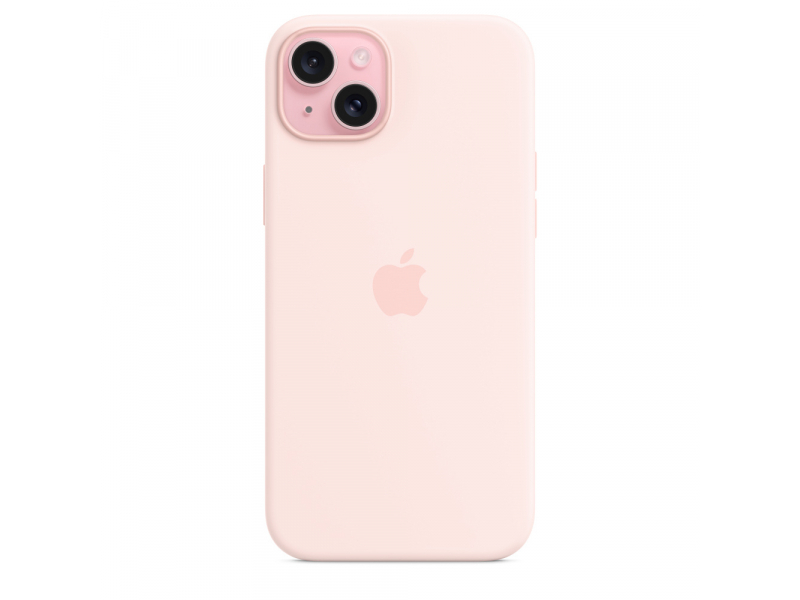 Apple Custodia MagSafe in silicone per iPhone 15 Plus - Rosa confetto (Apple - bagsidecover til mobiltelefon)