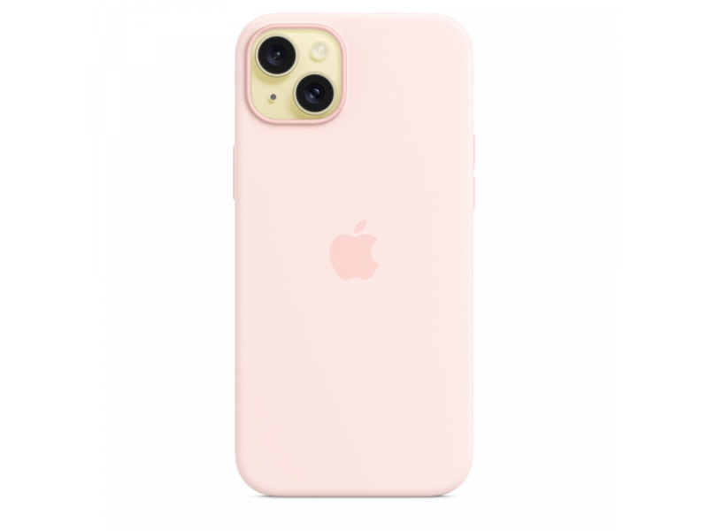 Apple Custodia MagSafe in silicone per iPhone 15 Plus - Rosa confetto (Apple - bagsidecover til mobiltelefon)