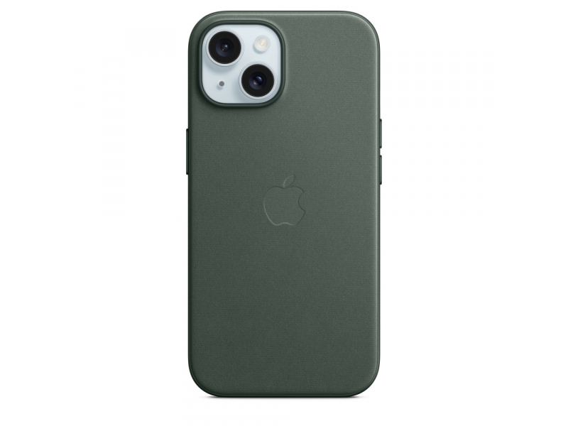 iPhone 15 FineWoven Case with MagSafe - Evergreen