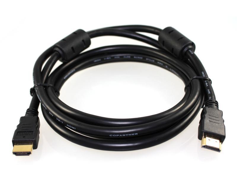 Cavo HDMI Reekin - 2,0 metri - FERRIT FULL HD (Alta velocità con Ethernet)